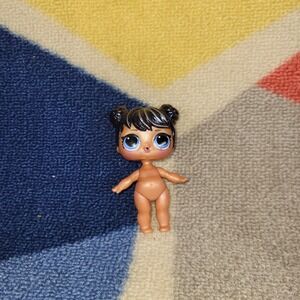 LOL Surprise Doll Glitter Series Baby Girl Toy Black Hair Blue Eyes
